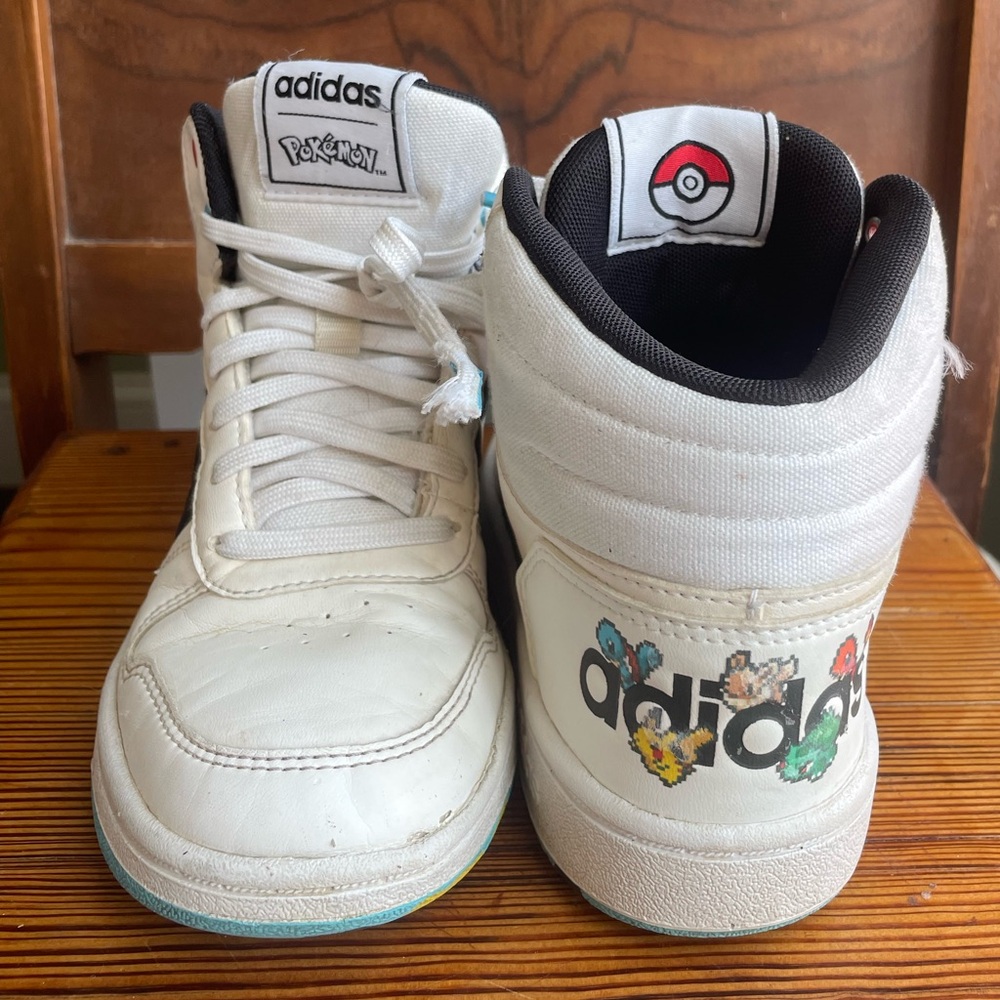Adidas Pokémon x Hoops Mid 2.0 Kids Sneakers | EG1989 | Size 2.5